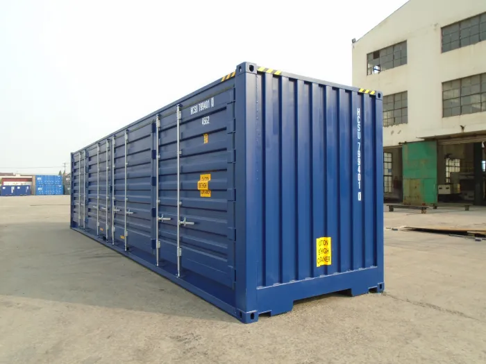40 Fuß High Cube Open Side Container