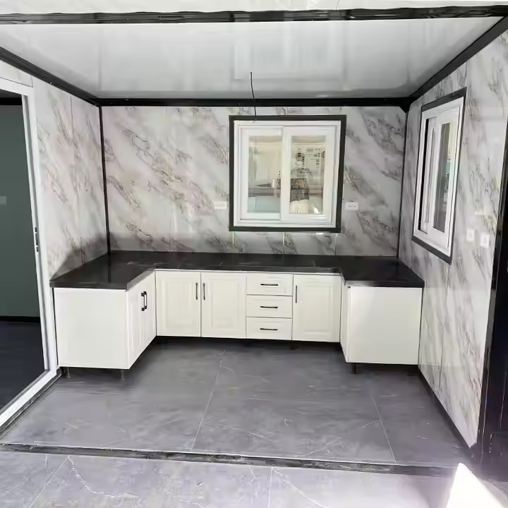 20 Fuß Expandierbares Containerhaus – Faltbares Fertighaus mit Stahlrahmen – Bild 4