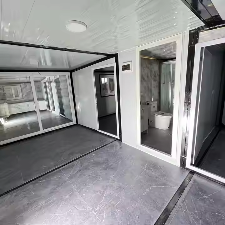 20 Fuß Expandierbares Containerhaus – Faltbares Fertighaus mit Stahlrahmen – Bild 2