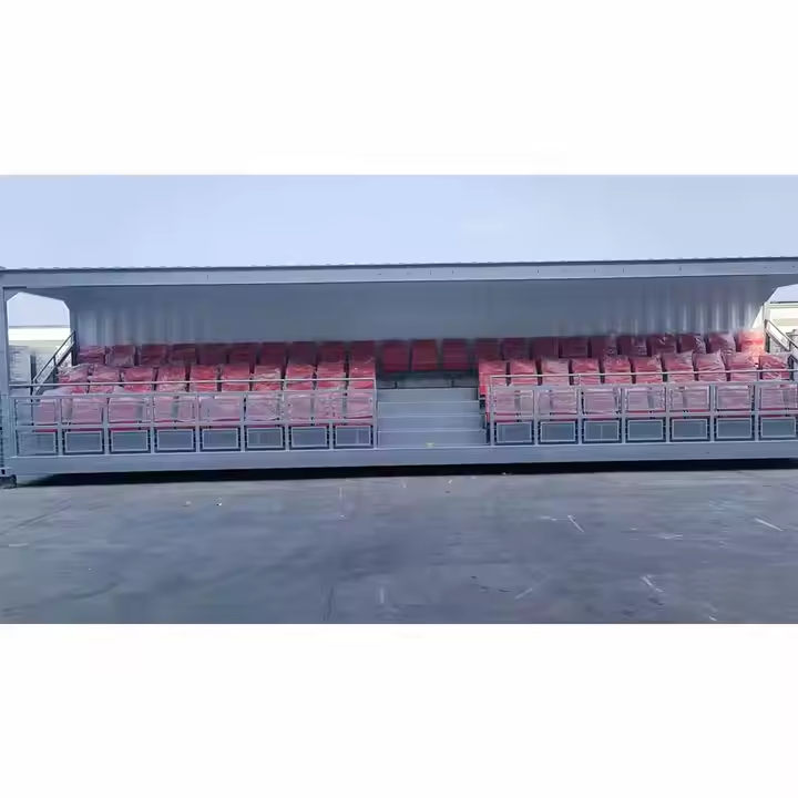 40HC Tribünencontainer – Mobile Zuschauertribüne aus Stahl – Bild 2