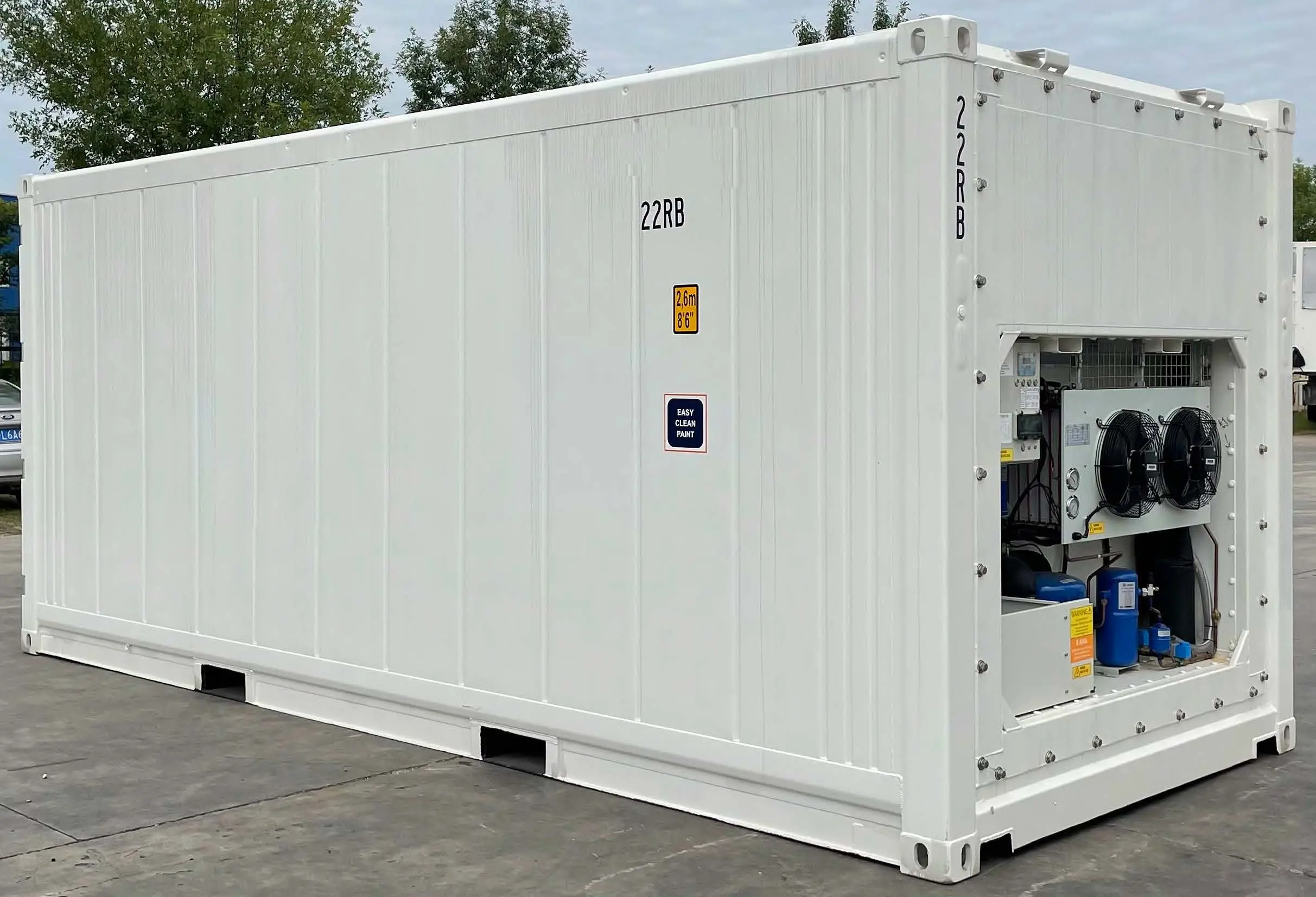 20′ Kühlcontainer (Einphasenbetrieb, stationär)