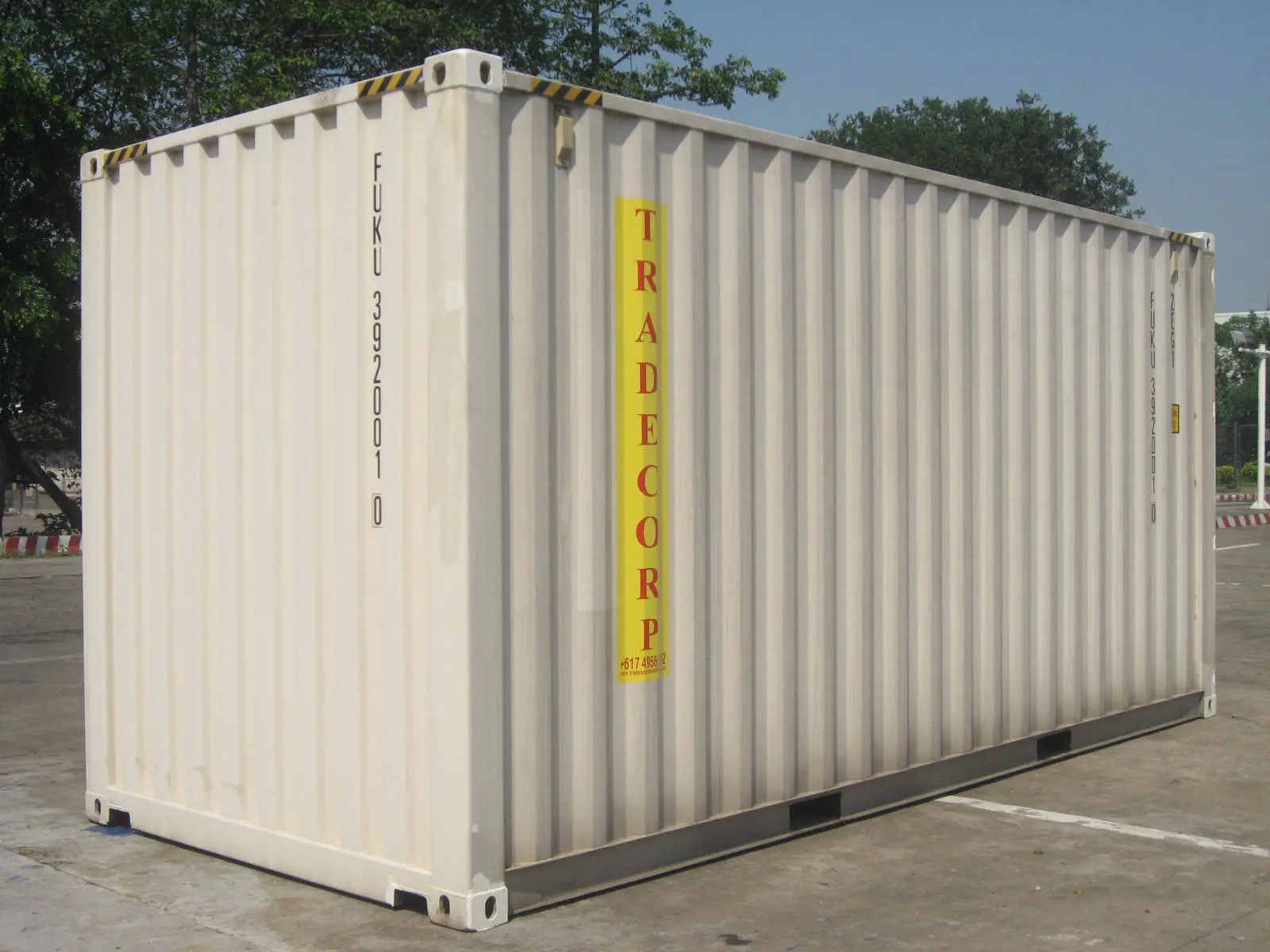 20 Fuß High Cube Container 2 Paletten nebeneinander – Bild 5