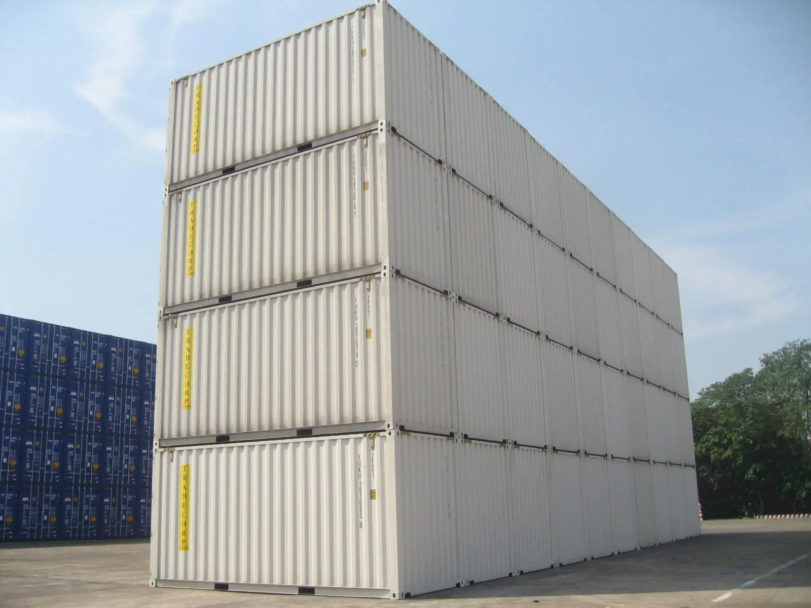 20 Fuß High Cube Container 2 Paletten nebeneinander – Bild 3