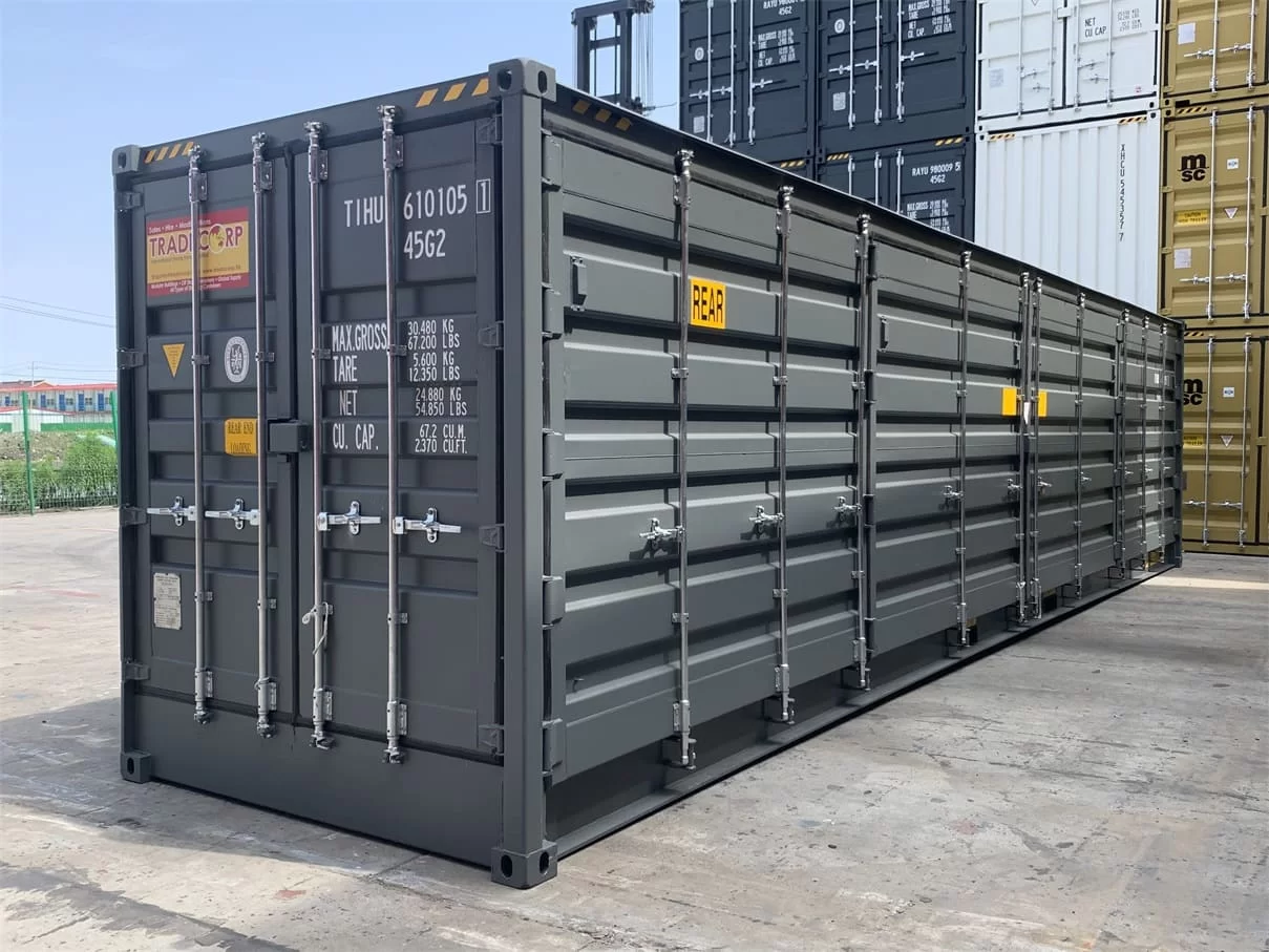 40 Fuß High Cube Container mit Seitenöffnung