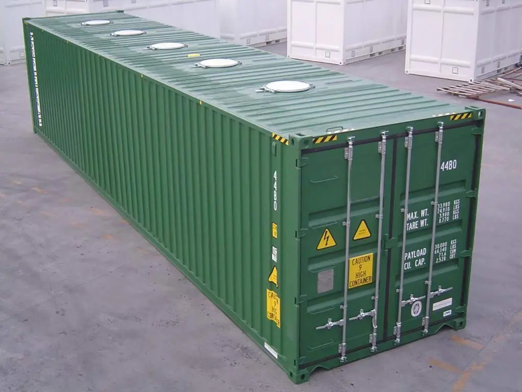 40 Fuß High Cube Bulker Container