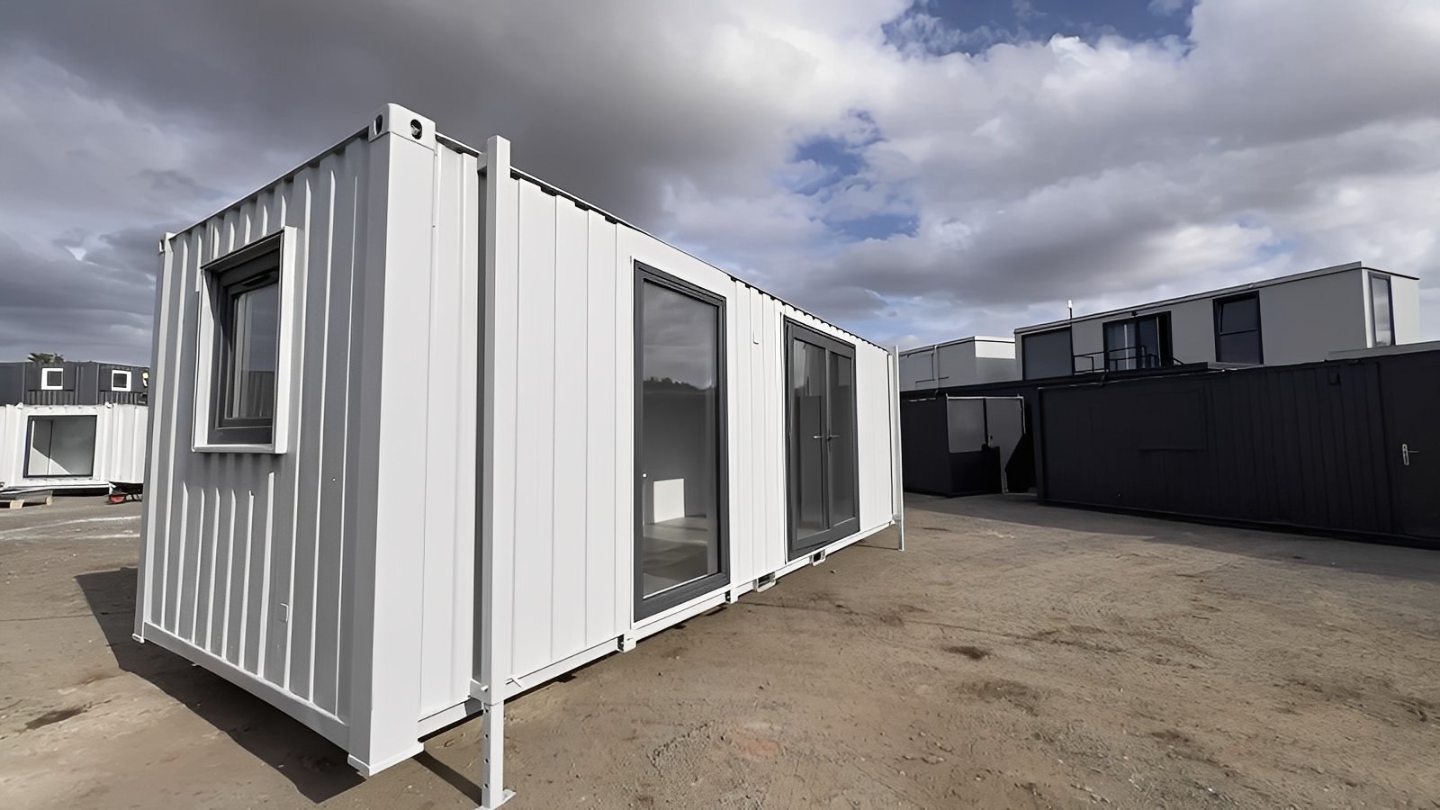 24ft x 9ft Bürocontainer mit WC