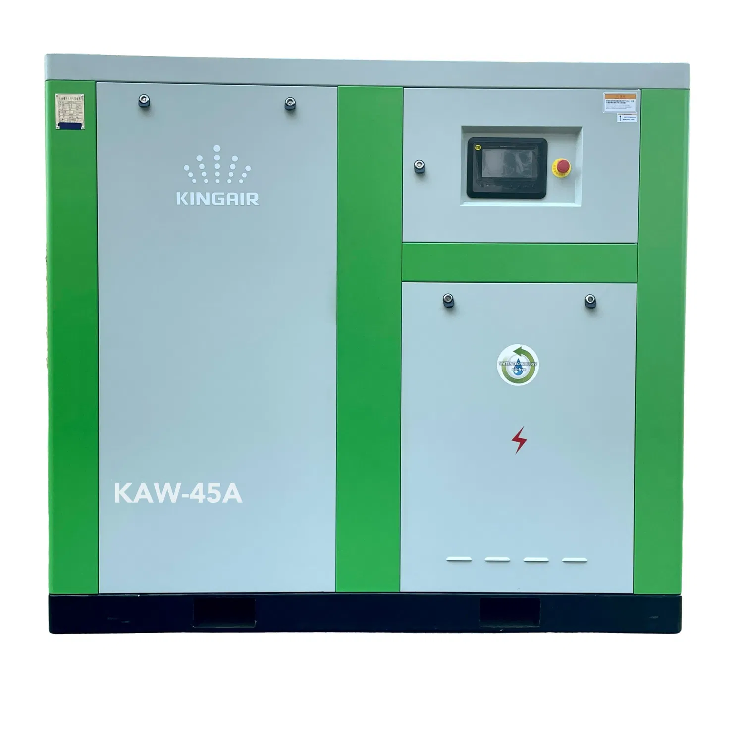 45 kW wassergeschmierter ölfreier Schraubenkompressor