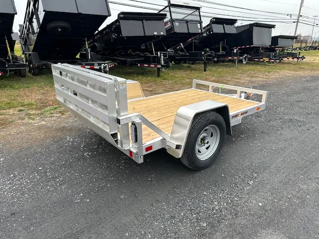 Sport Haven 5 x 8 Aluminium-Nutzanhänger mit Holzboden – Bild 3
