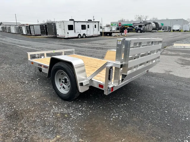 Sport Haven 5 x 8 Aluminium-Nutzanhänger mit Holzboden – Bild 9