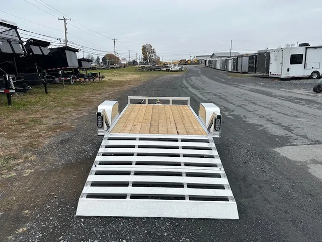 Sport Haven 5 x 8 Aluminium-Nutzanhänger mit Holzboden – Bild 6