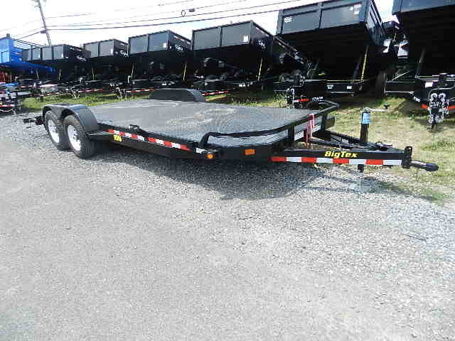 Big Tex 83″ x 20′ Autotransportanhänger mit Stahlboden (10K GVW)
