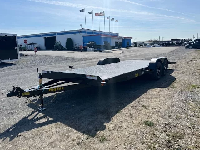 Big Tex 83″ x 20′ Autotransportanhänger mit durchgehendem Stahlboden – Bild 3