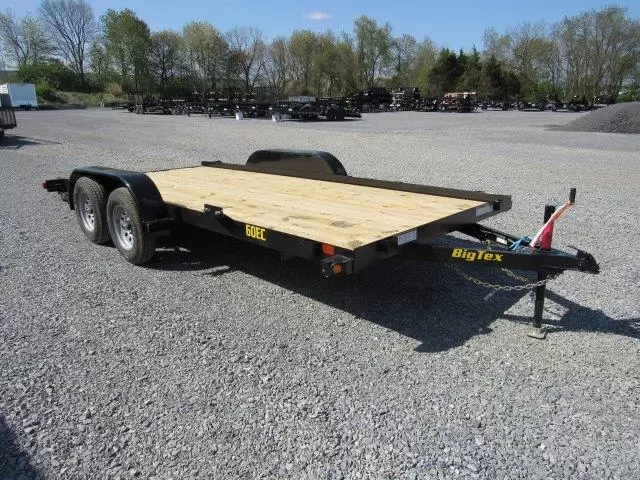 Big Tex 7 x 16 Economy-Autotransportanhänger mit Tandemachse