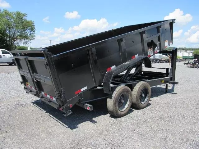 Big Tex 7 x 16 Gooseneck Dump Trailer 10K Axles – Bild 7