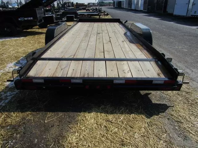Big Tex 83″ x 20′ offener Autotransportanhänger mit Holzboden (10K) – Bild 2