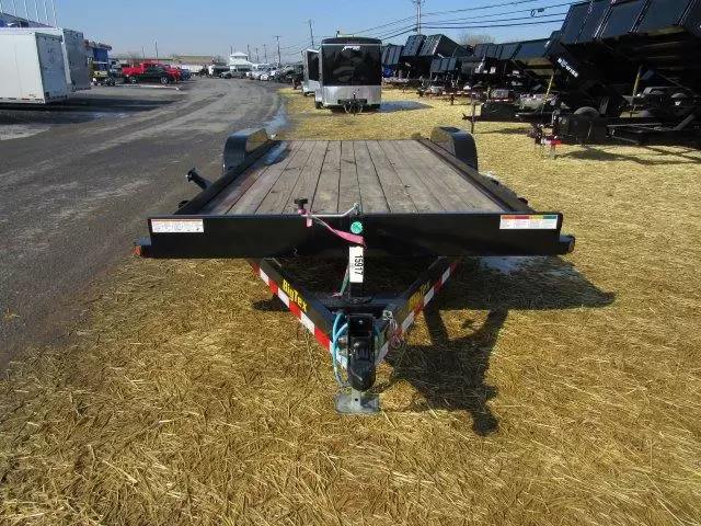 Big Tex 83″ x 20′ offener Autotransportanhänger mit Holzboden (10K GVW) – Bild 3