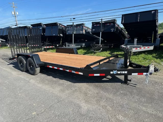 BWise 7 x 18 Maschinentransportanhänger mit niedriger Ladehöhe (Low-Profile)