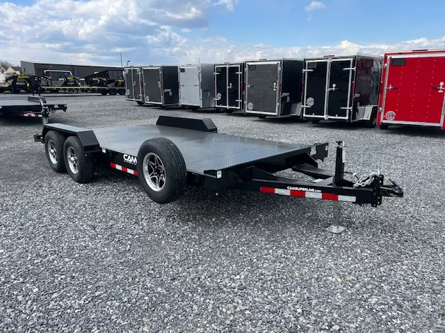 CAM Superline 7 x 18 Autotransportanhänger mit Stahlboden – Bild 5