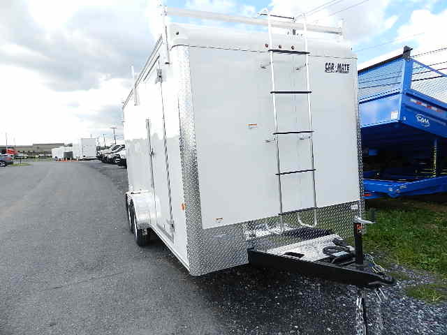 Car Mate 7 x 16 Enclosed Contractor Trailer – Bild 6