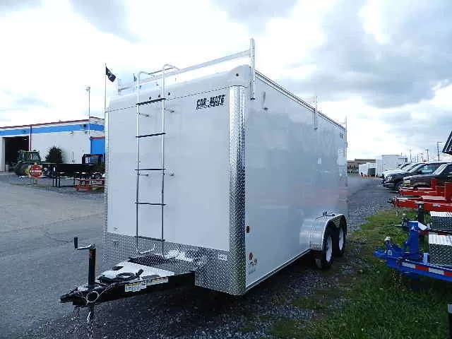 Car Mate 7 x 16 Enclosed Contractor Trailer – Bild 3