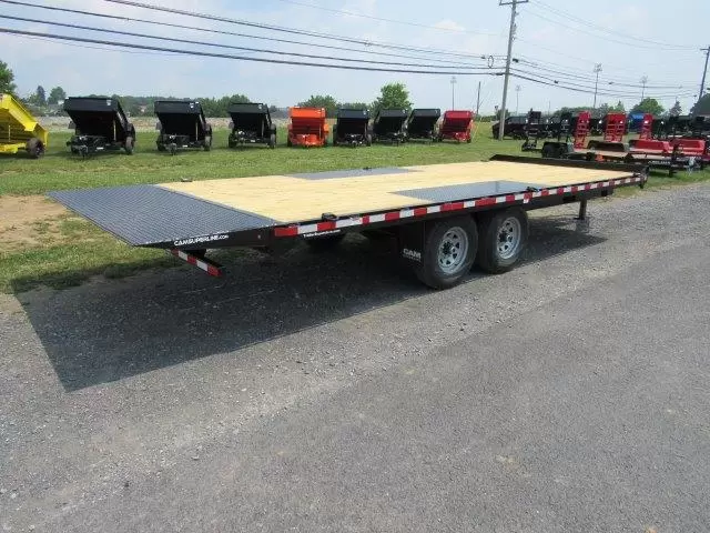 CAM Superline 8 x 22 Deckover-Maschinentransportanhänger mit Power-Kippdeck – Bild 3