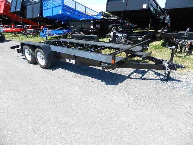 Car Mate 7 x 16 Autotransportanhänger 7K mit offenem Stahlboden