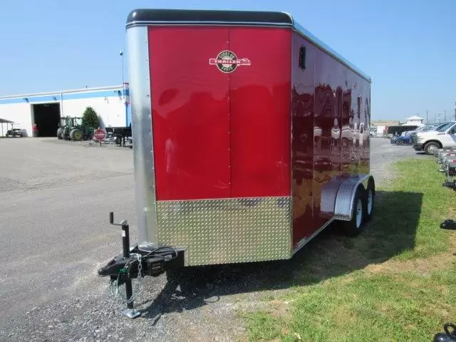 Carry On 7 x 14 Enclosed V-Nose Cargo Trailer 6″ Extended Height – Bild 4