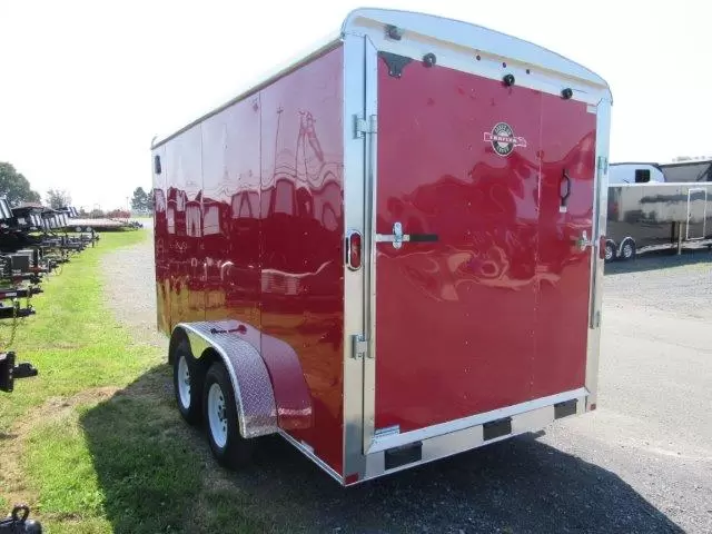 Carry On 7 x 14 Enclosed V-Nose Cargo Trailer 6″ Extended Height – Bild 5
