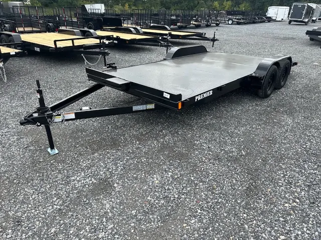 Premier 7 x 18 offener Autotransportanhänger