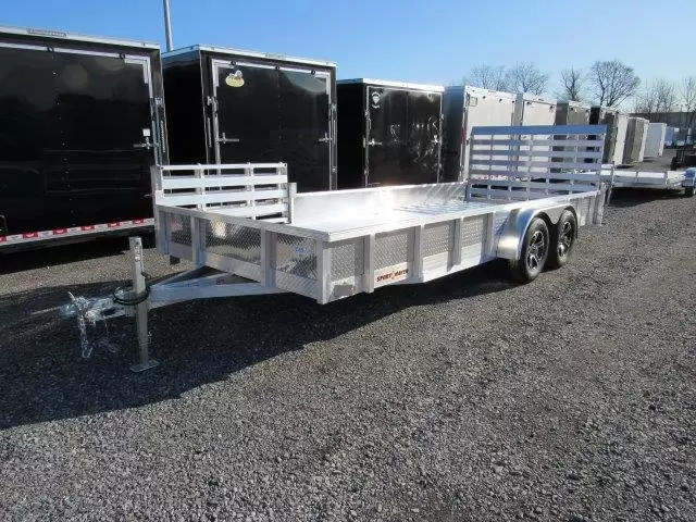 Sport Haven 7×18 Aluminum Landscape Trailer Side – Bild 4
