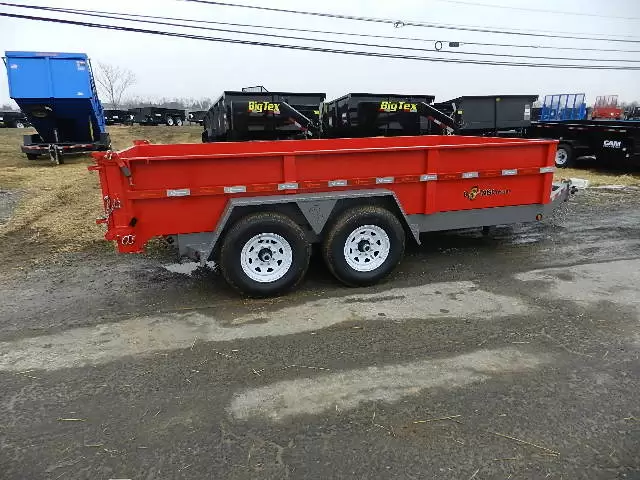 BWise 7 x 14 Dump Trailer Low Profile With Ramps – Bild 5